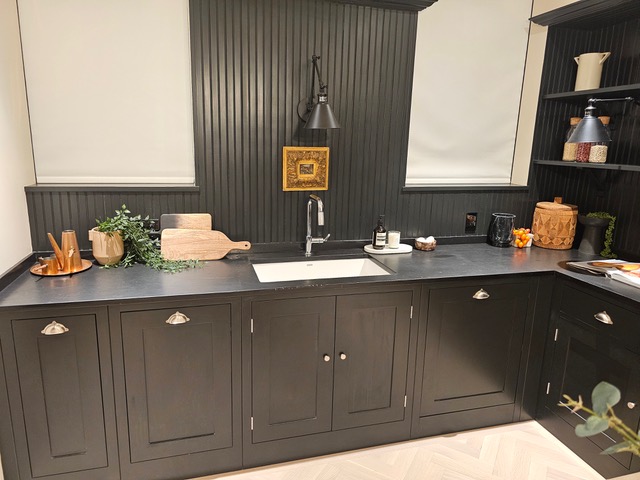 VALONGO BLACK™ Honed 3 cm Countertops and 2 cm Backsplash