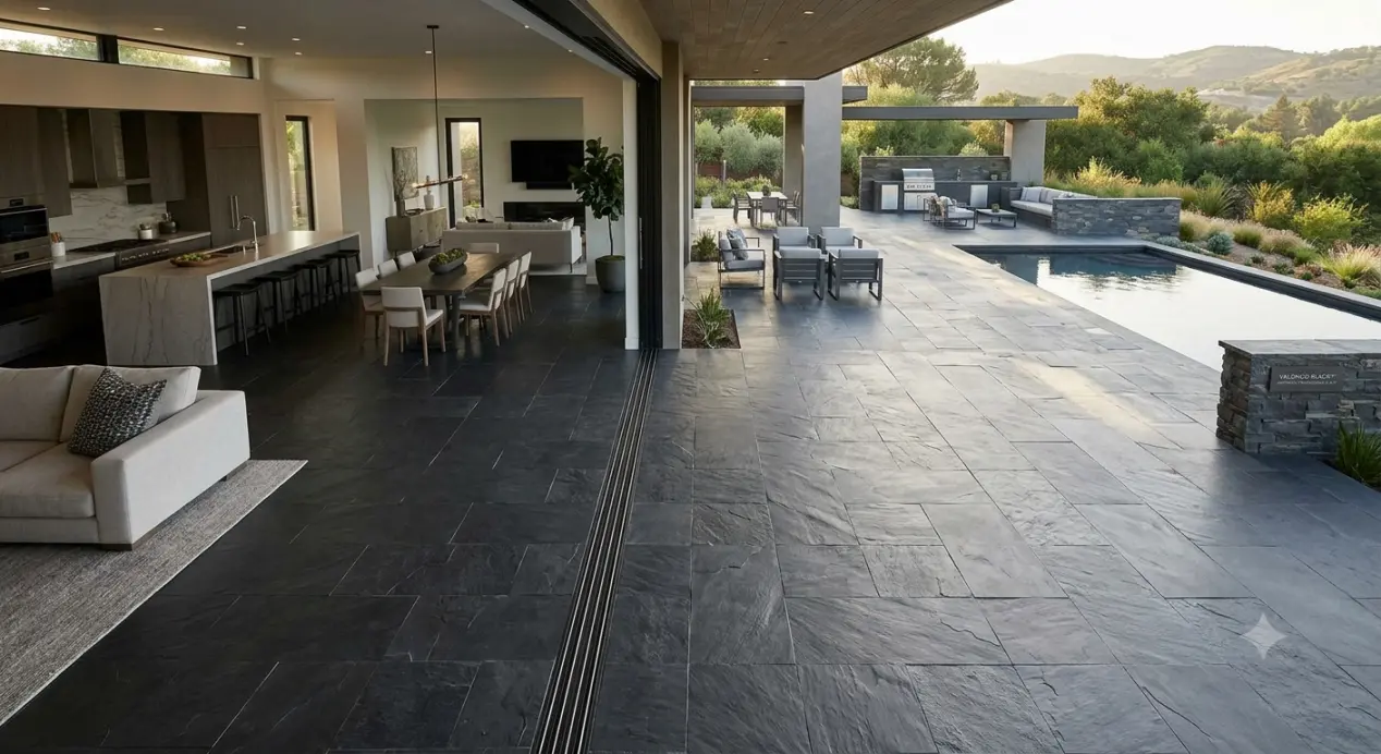 Transforming Luxury Living Spaces with Authentic Natural Slate